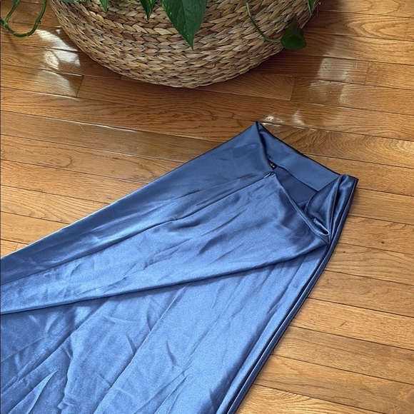 SHEIN Purple Asymmetrical Midi A-Line Skirt - Picture 4 of 6